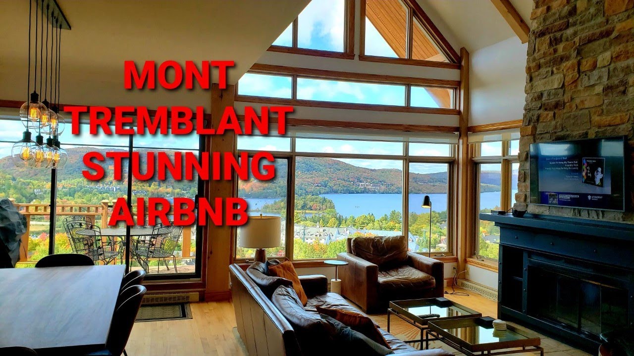 THE BEST IN MONT TREMBLANT! Luxury Apartment w Vaulted Ceilings, Stone Fireplace & Amazing Views!