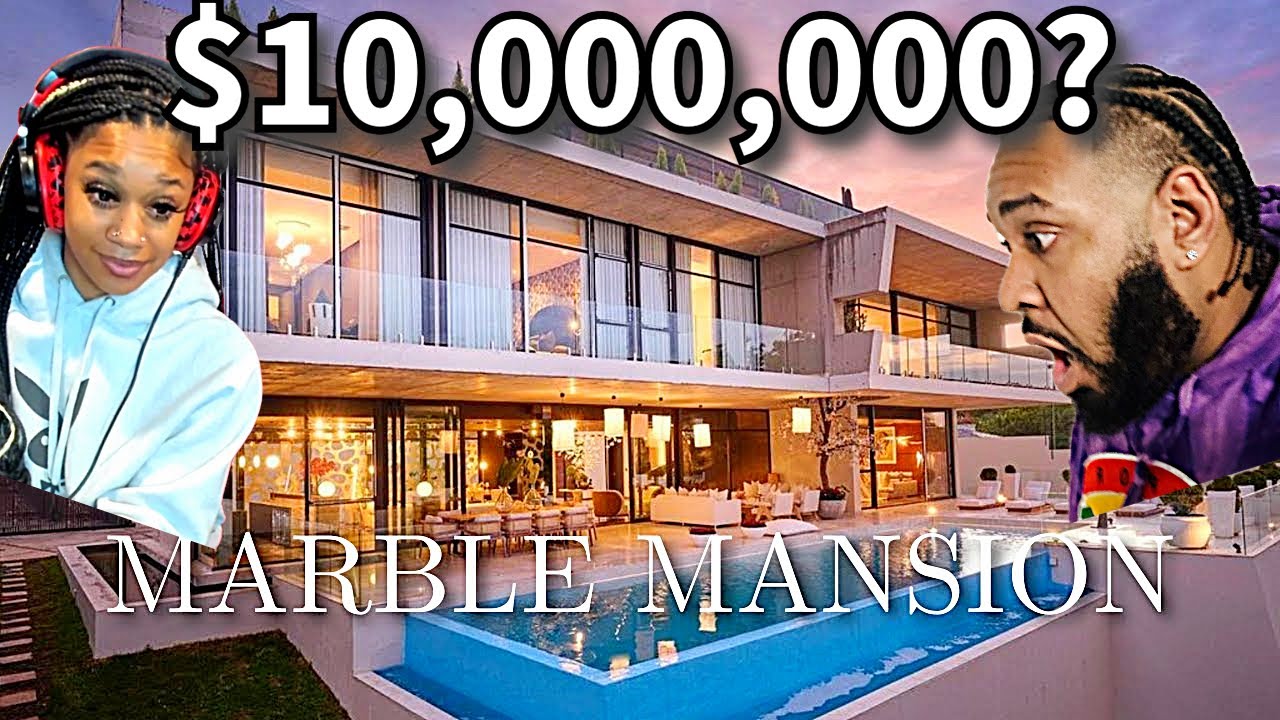AMERICANS REACT TO THE BEST INTERIOR IN JOHANNESBURG | INSIDE THE MARBLE MANSION
