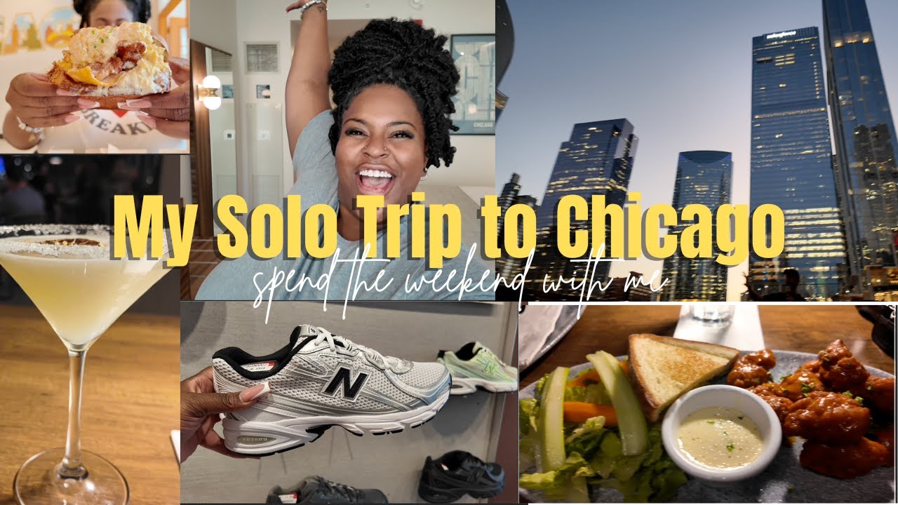 My First SOLO Trip to Chicagooo | Weekend Travel Vlog🧳❤️