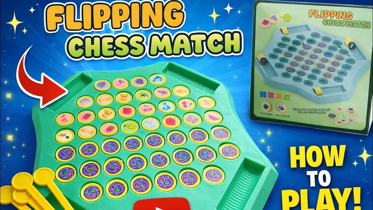 Flipping Chess Match | Educational Board Game for Kids | Full Gameplay & Guide