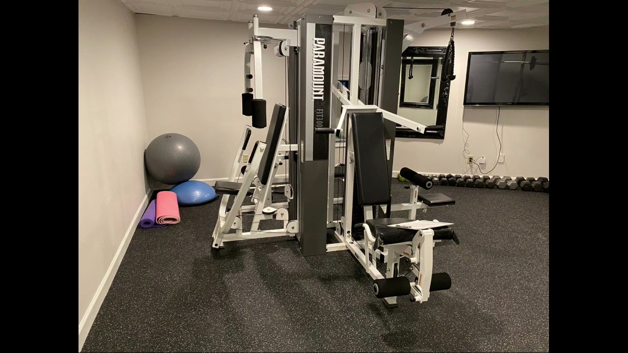 Home Gym Rubber Tile Installation
