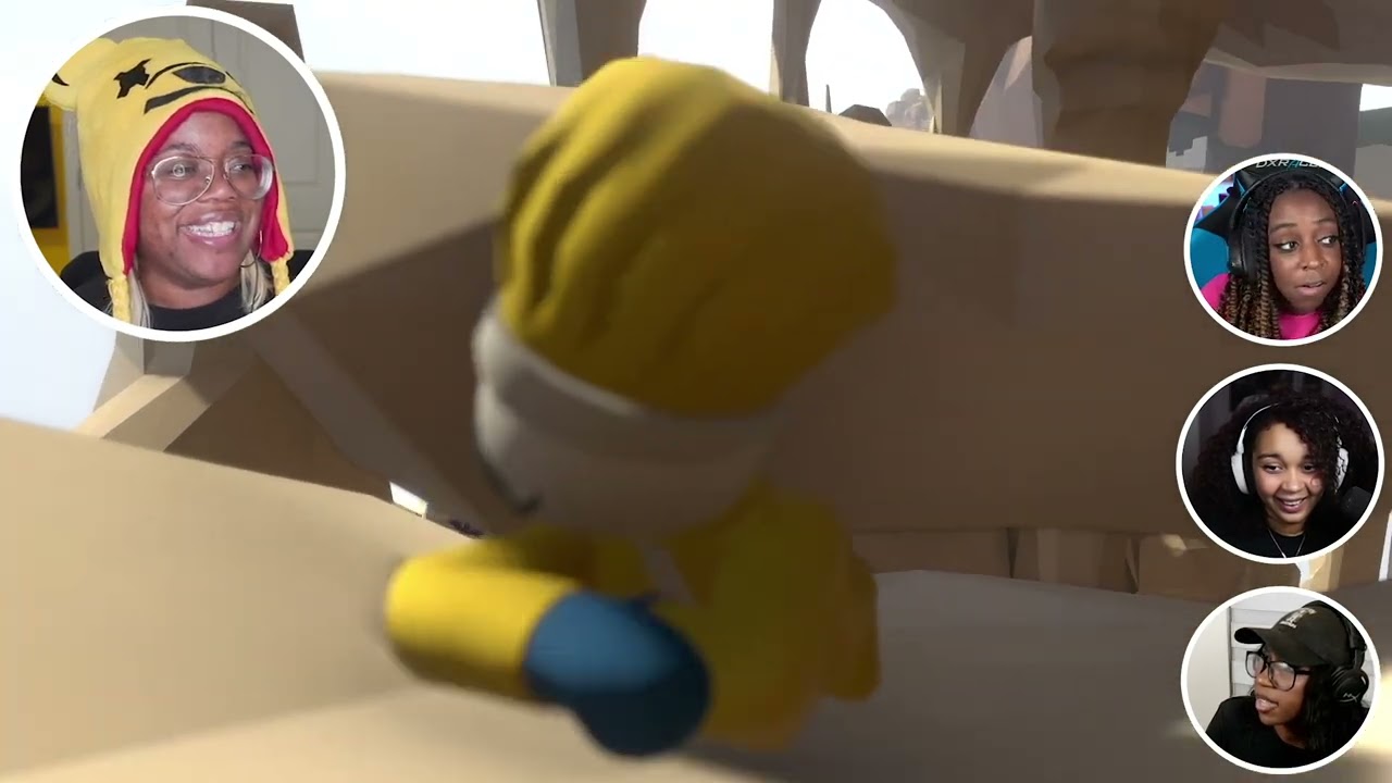 Make The Jump 🤬 | Human Fall Flat  || w/ @JazzyGuns @Barefoot Tasha @CupAhNoodle