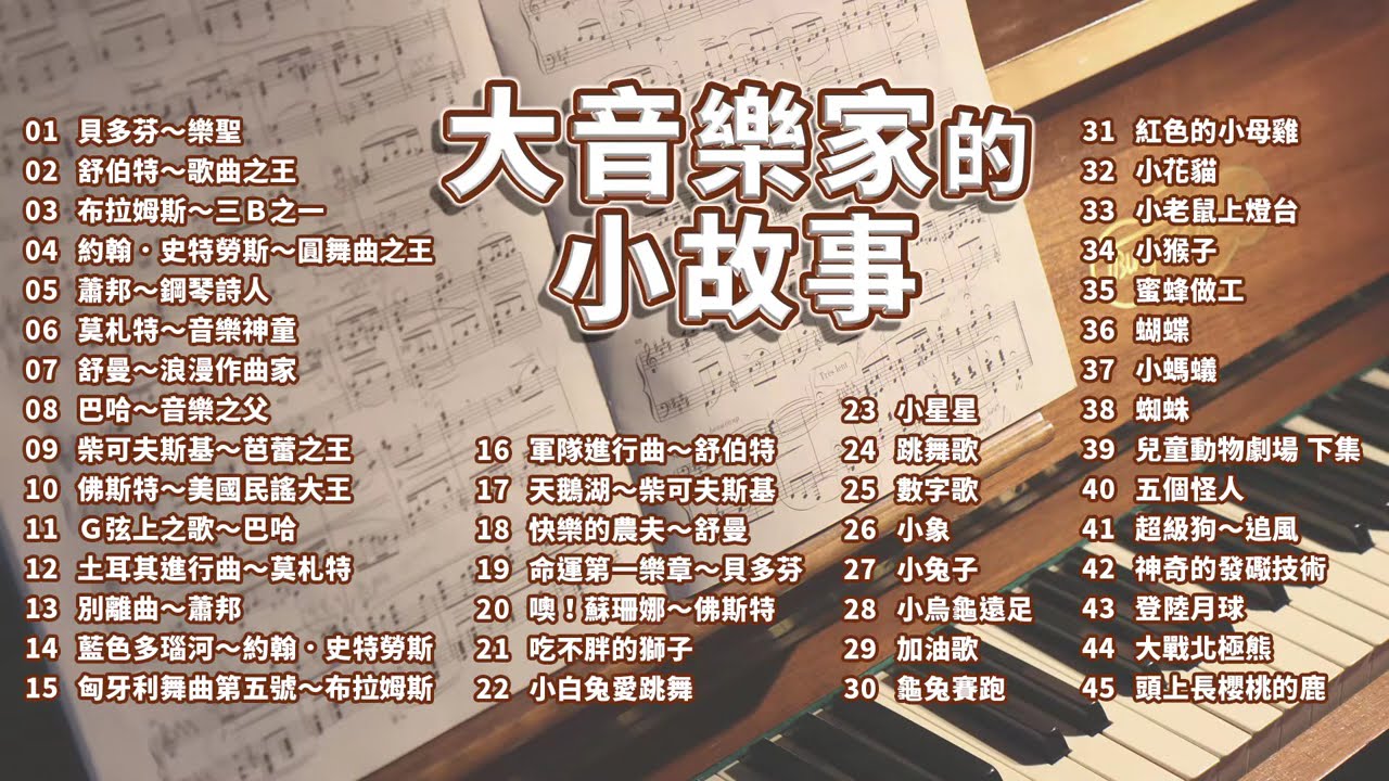 大音樂家的小故事📚 童話故事｜兒童故事｜幼兒故事｜親子故事｜寓言故事｜經典童話｜睡前故事｜Fairy tales｜Children's stories｜Bedtime stories