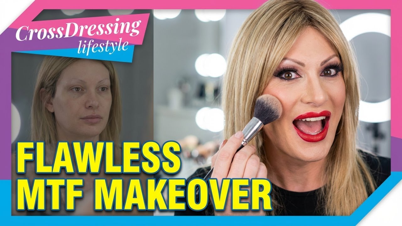 Flawless MTF Makeover for Mature Crossdressers | Step-by-Step with Flormar & StayPerfect