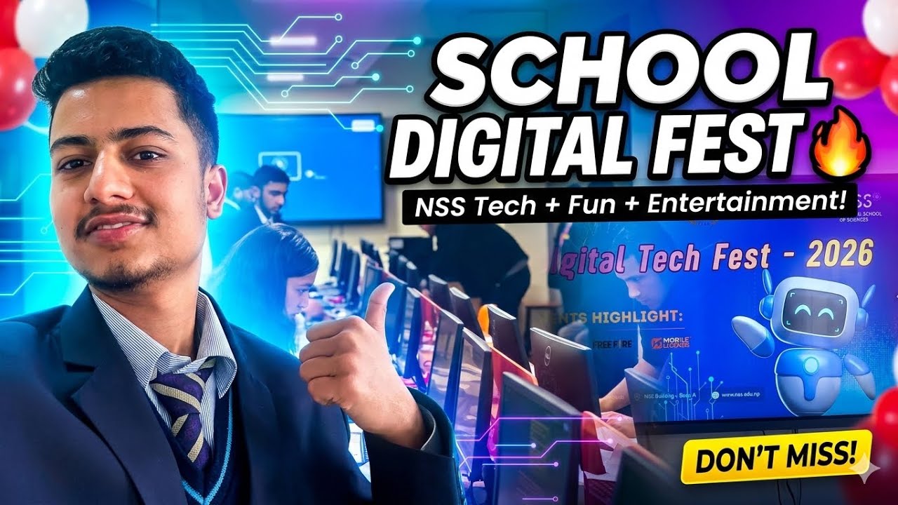 School Digital Fest  2026: Revolutionizing Education with Technology & Fun😂! (Don't Miss!)