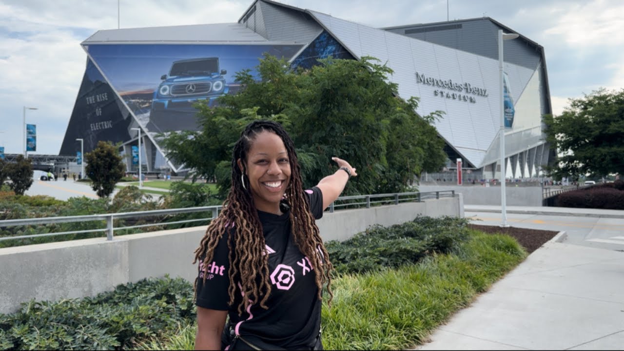 Our First Atlanta United Soccer Game at the Mercedes Benz Stadium!