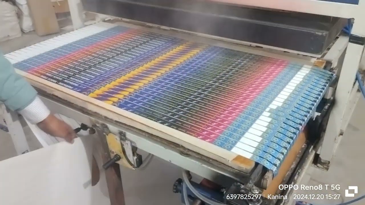 Full automatic Double bed Lanyard Printing Machine, automatic roller, lanyard lifting, best price