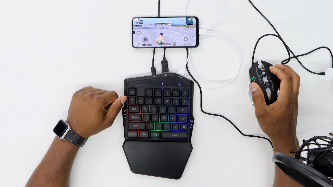Jugar con teclado y mouse todo los celulares / free fire, PUBG, call of duty, fortnite