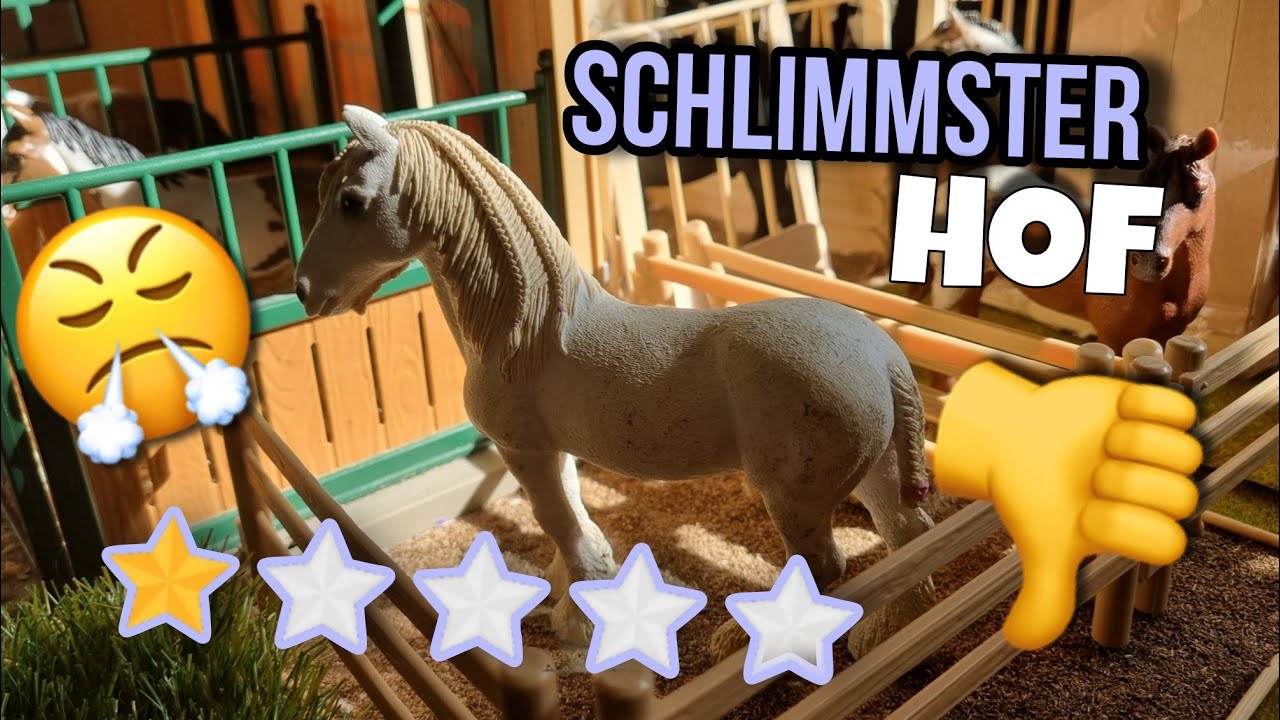 ICH war auf dem schrecklichsten REITERHOF😱Unglaublich! Schleich Video