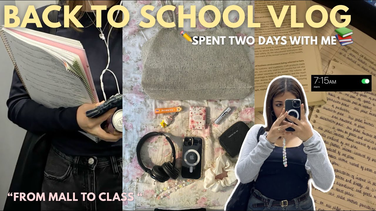 Back to School ✏️📚 | تجهيزات + تنظيم الغرفة 🤍 OFPPT Vlog