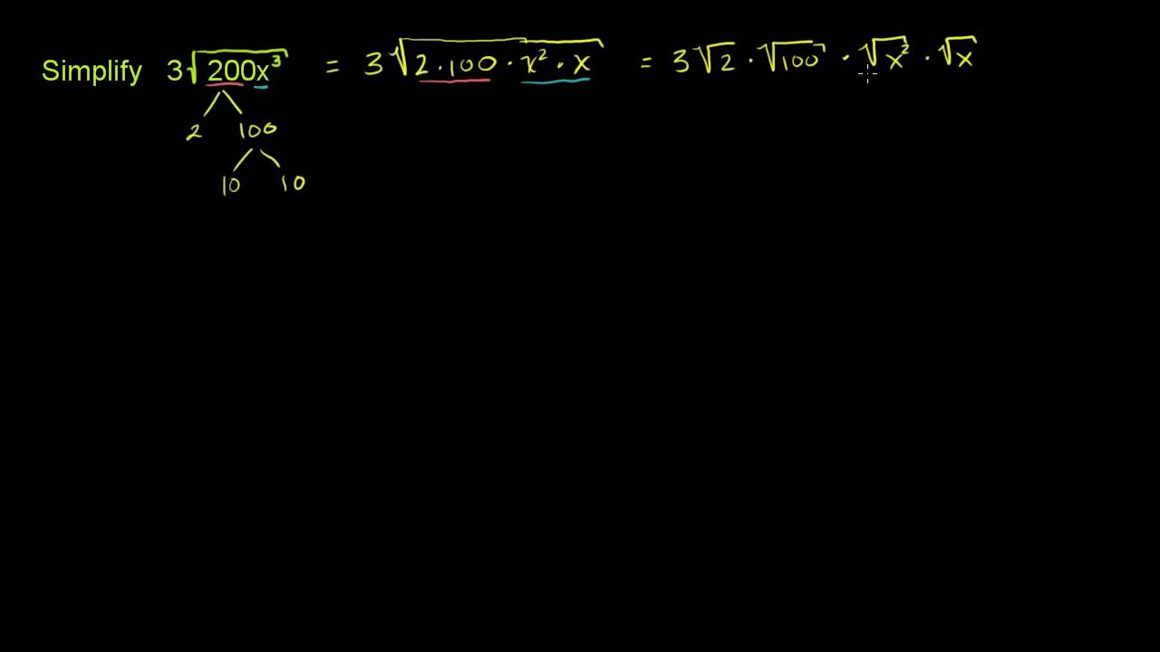 Reducering af rodtegns-udtryk 2
