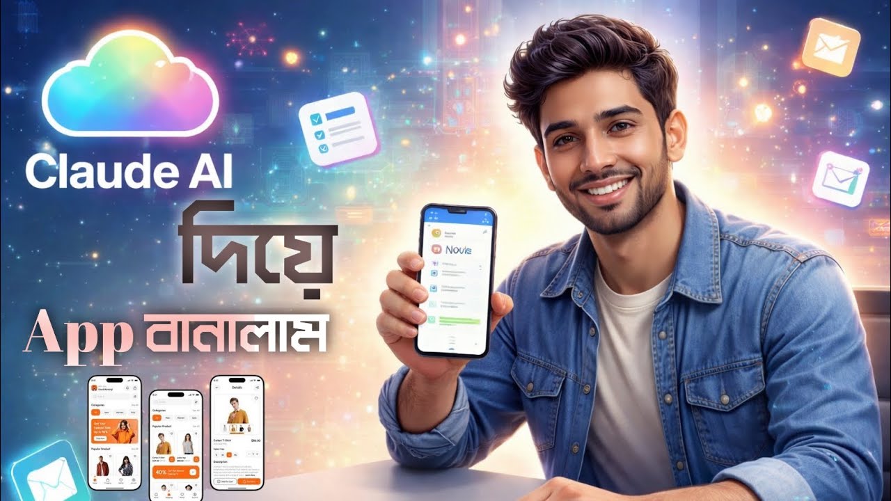 Claude ai দিয়ে App বানালাম | How to   code with claude ai | How to app make with claude ai