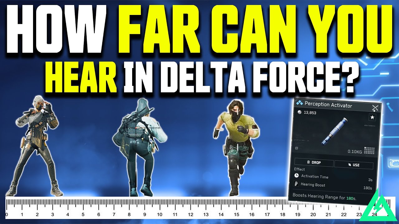 Delta Force Operations AUDIO TEST // How Far Away EXACTLY Can You Hear Enemy Players?