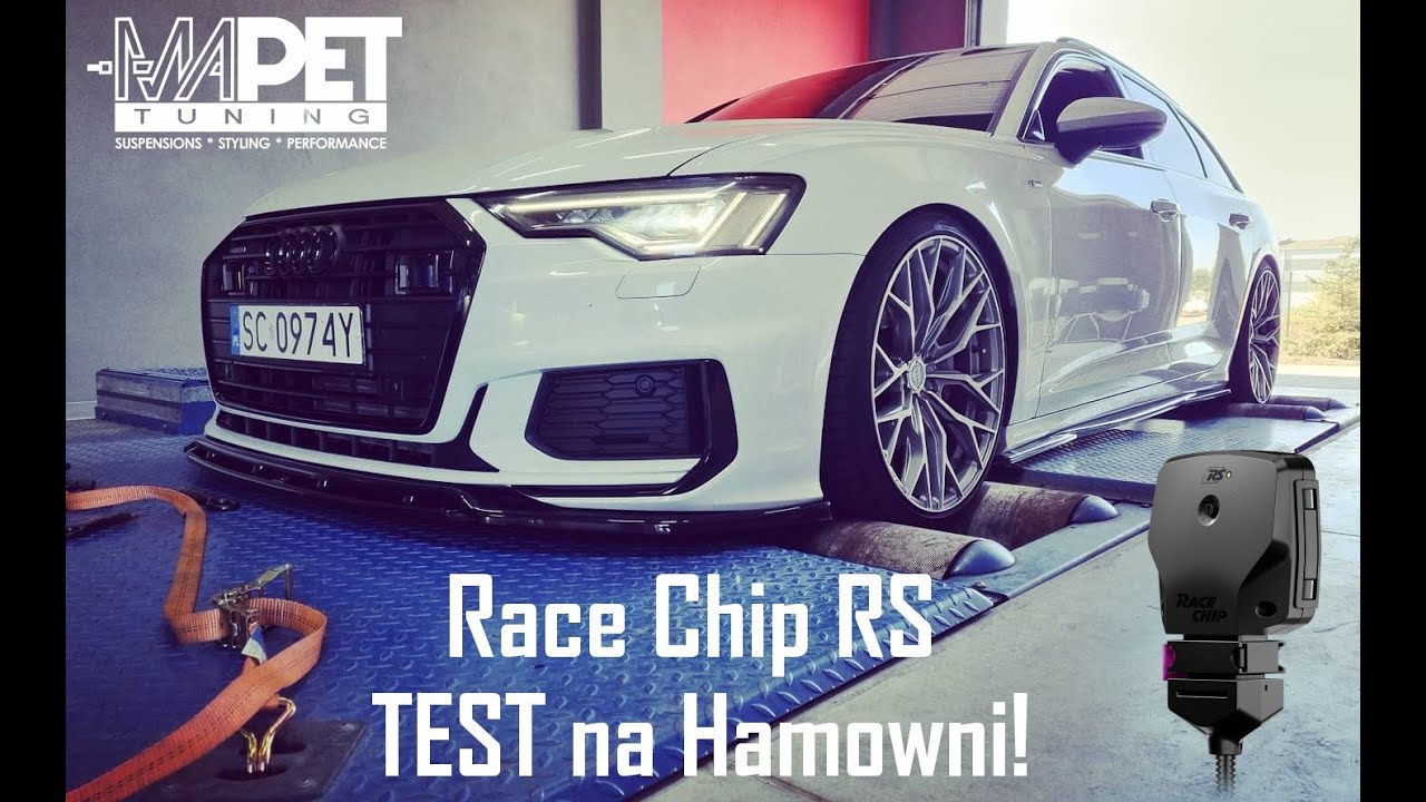 Montaż modułu Race Chip RS Audi A6 C8 45tfsi - Hamownia | TEST - MAPET-TUNING.com