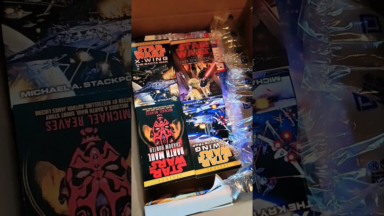 Star Wars legends books haul #shorts #starwars #legends #books
