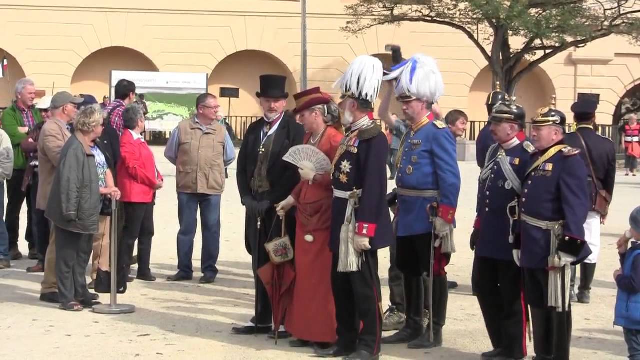 Preussentage auf dem Ehrenbreitstein der Kaiser kommt