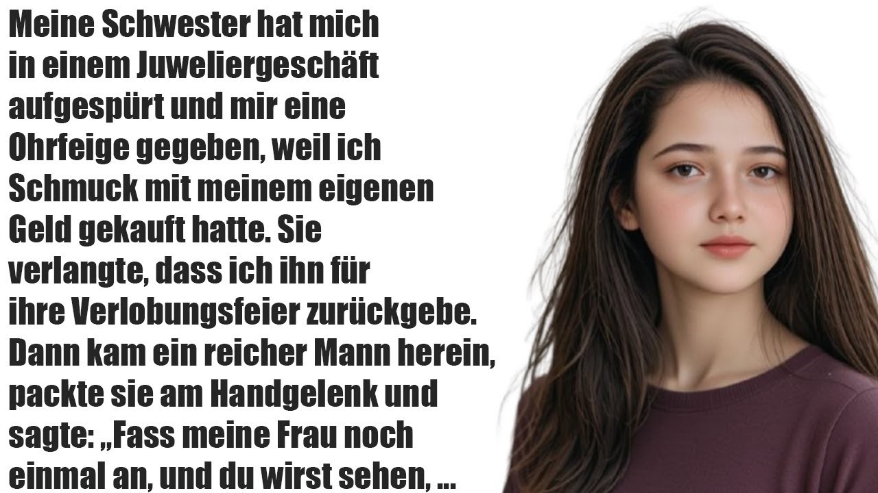 Ein reicher Mann packte meine Schwester am Handgelenk – sie begann sofort zu zittern…