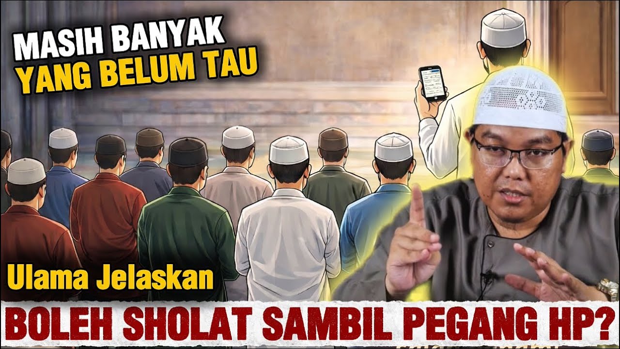 SHOLAT TARAWIH BACA MUSHAF LEWAT HP⁉️ Boleh atau Tidak❓— Ustadz Firanda Andirja