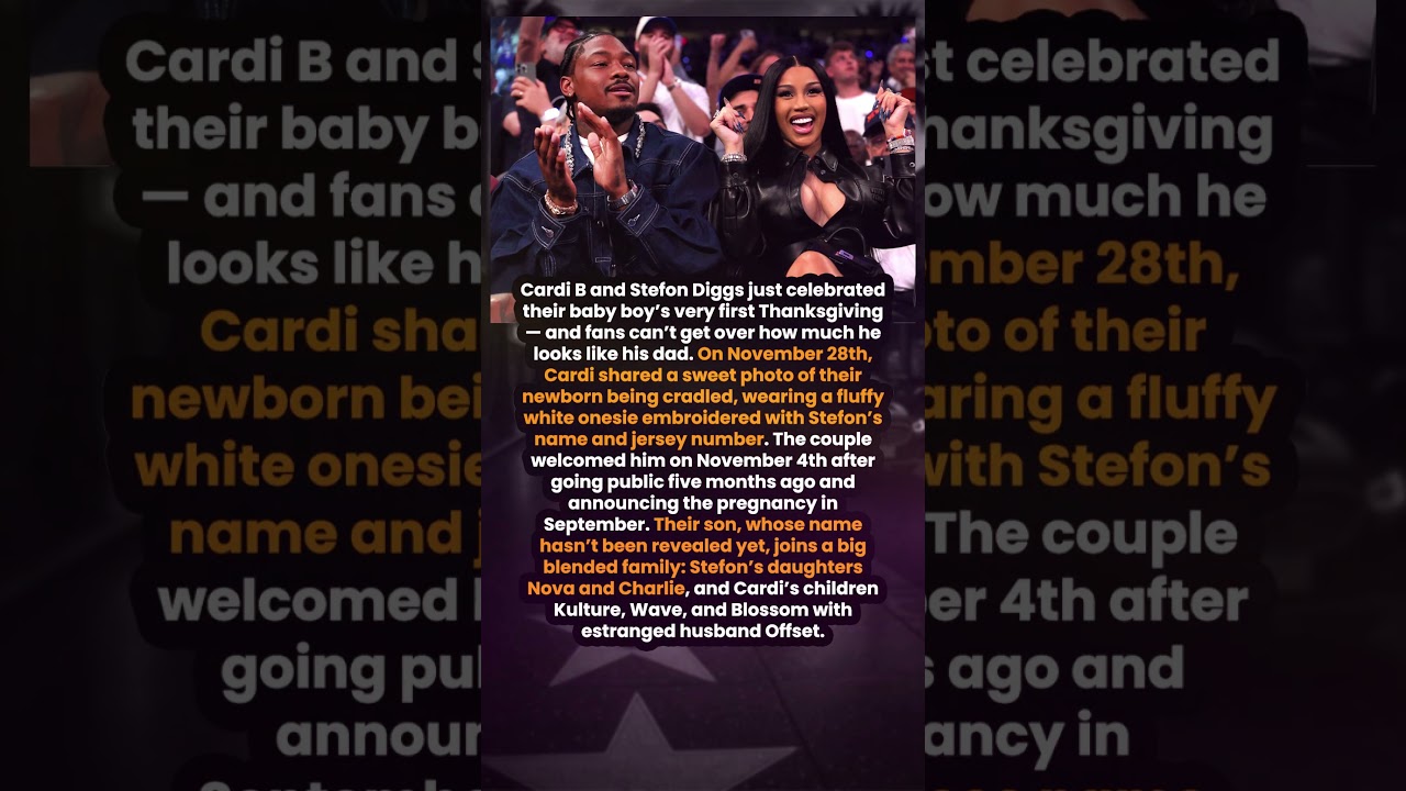 Cardi B’s Baby Looks EXACTLY Like Stefon Diggs — Fans Are Shocked 