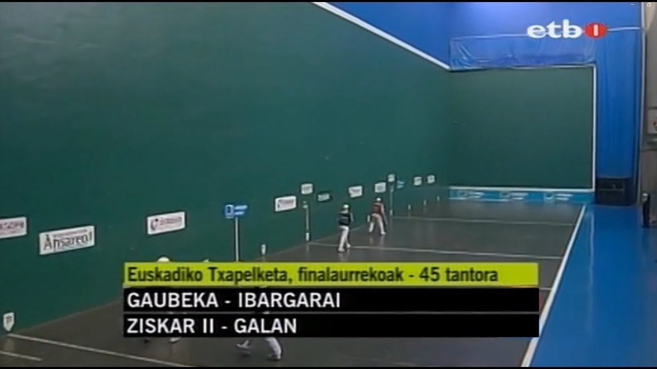 GAUBEKA - IBARGARAY vs ZISKAR II - GALAN (Deportivo · 2009) Pala