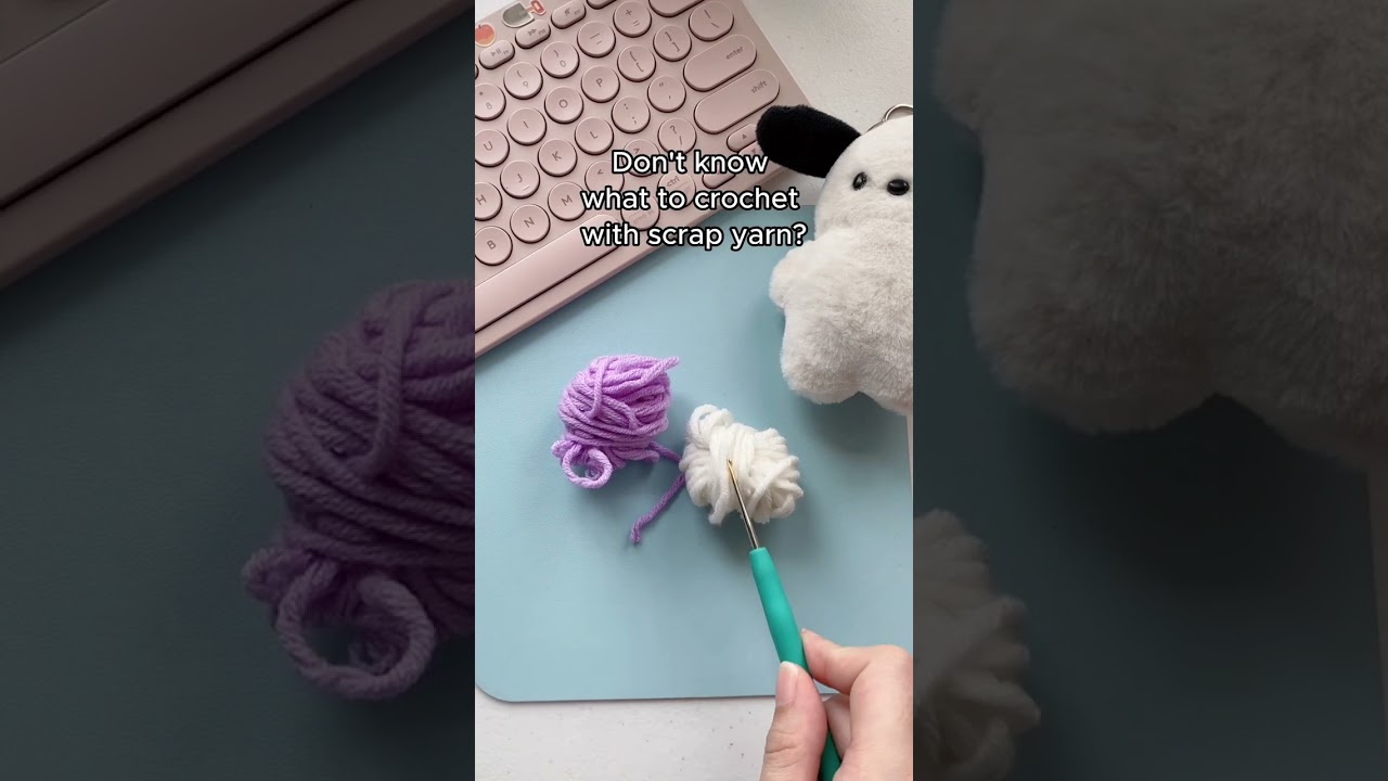 Don't know what to crochet with scrap yarn? Try this out!