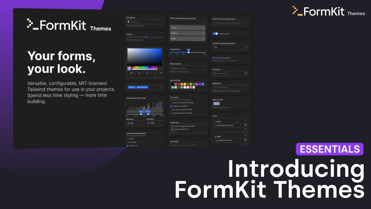 Announcing FormKit Themes