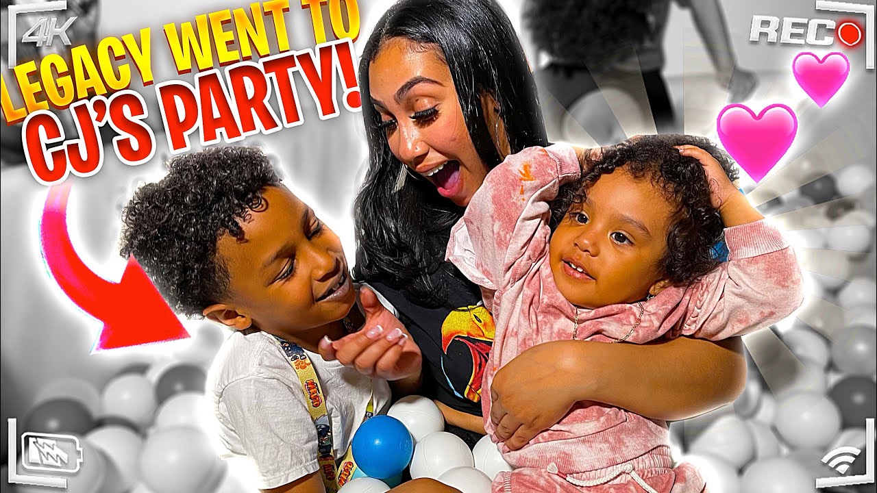 The Royal Family Invited Baby Legacy To CJ BDAY PARTY 🎉 🌟They Kissed 🤦🏽‍♂️❤️😂