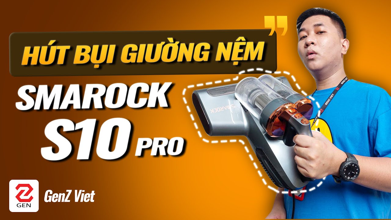 Quá kinh khủng với bụi nệm chốn công sở!!! (Đánh giá máy hút bụi nệm Smarock S10 Pro) | Genz Viet