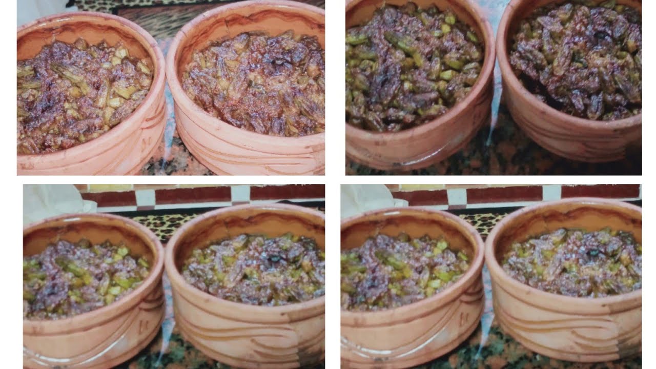 طاجن الباميه البراني بالحمه ( الصعيدي) بدون صلصه (متنسوش الايك 👍) (والاشتراك بالقناة 🔔👉)