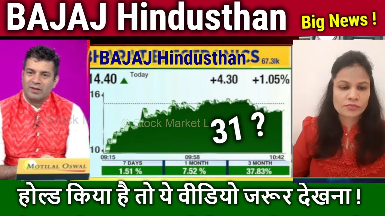 BAJAJ Hindusthan Sugar news today,Hold or sell ? analysis,bajaj hind share latest news,target 2025