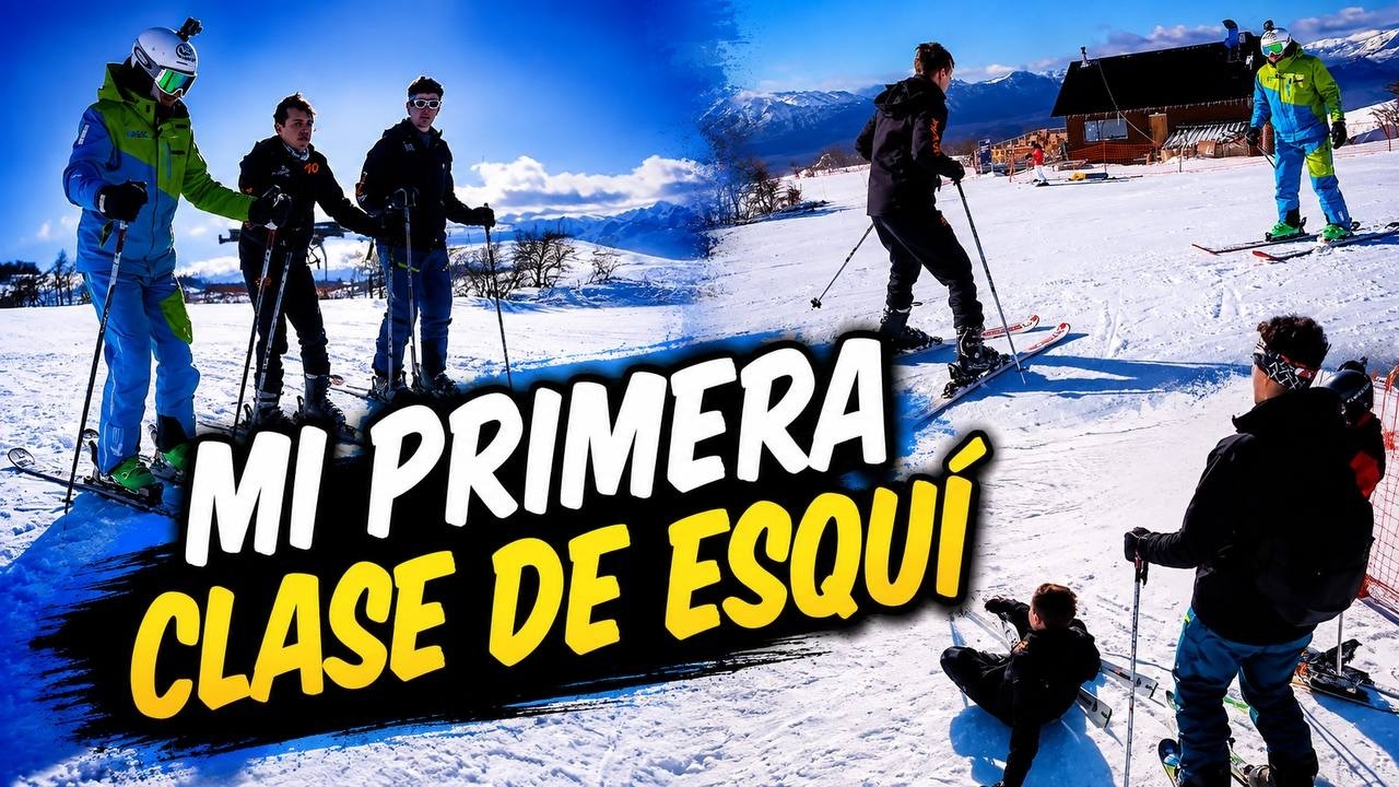 🎯MI PRIMERA CLASE DE ESQUI👌 - Tips fáciles para aprender // Perito Moreno, El Bolson