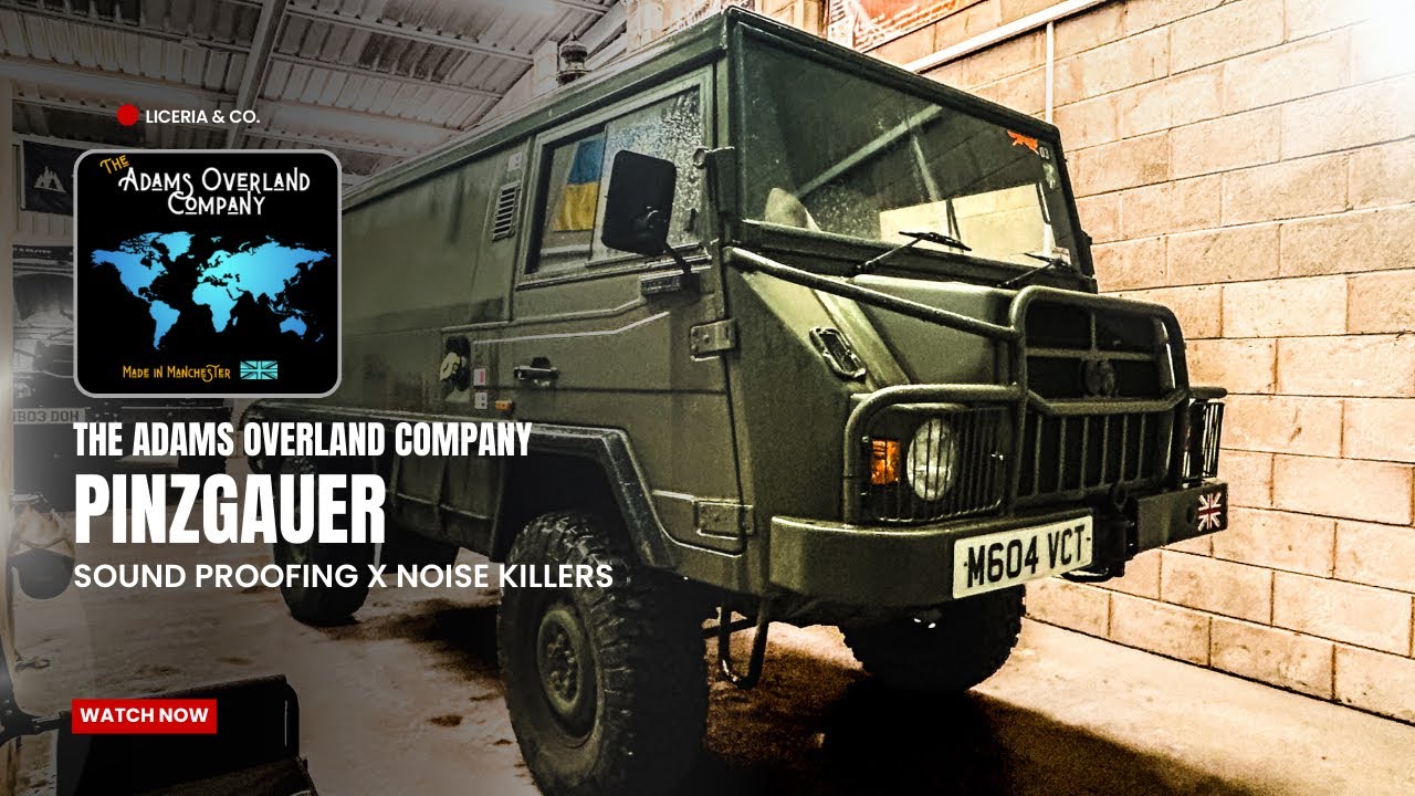 The Best Overland Modification?! [Pinzgauer Sound Proofing w/ Noise Killers]