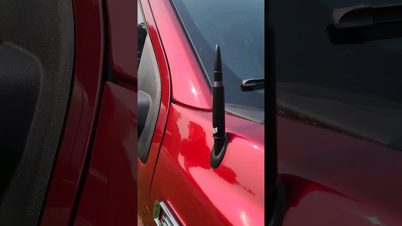 How to replace ugly car ANTENNA with Ronin Factory #howto #antenna #f150 #mods #automobile #truck
