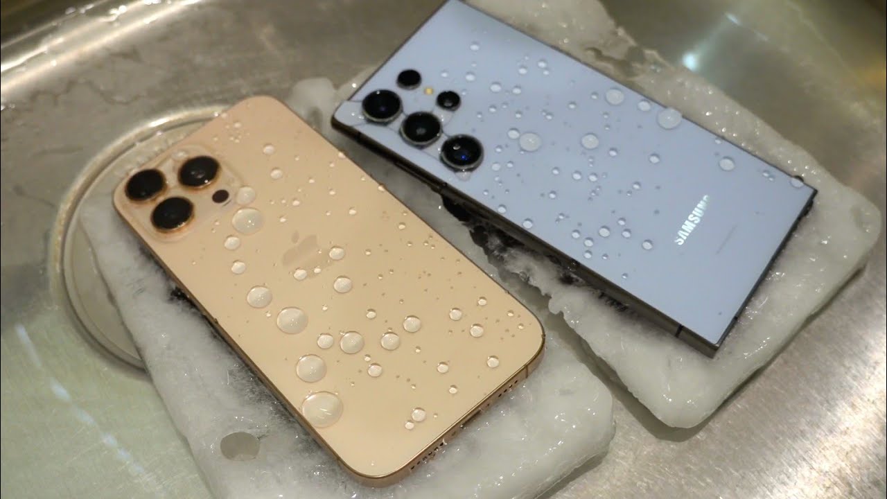 iPhone 16 Pro Max vs Samsung Galaxy S24 Ultra FREEZE Durability TEST! 🧊🥶