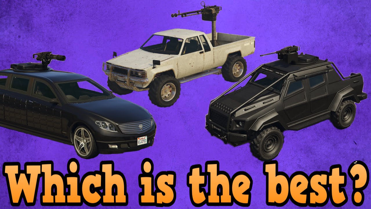 GTA online guides - Insurgent VS Turreted limo VS Karin Technical