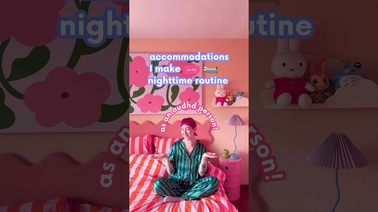 nighttime accommodations as an audhd person! 🛌 #audhd #audhder #autistic #actuallyautistic