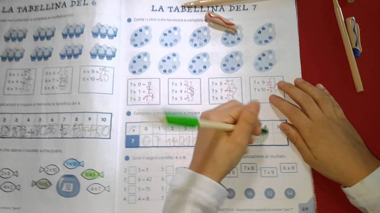 La tabellina del 7 impara divertendoti con Ale