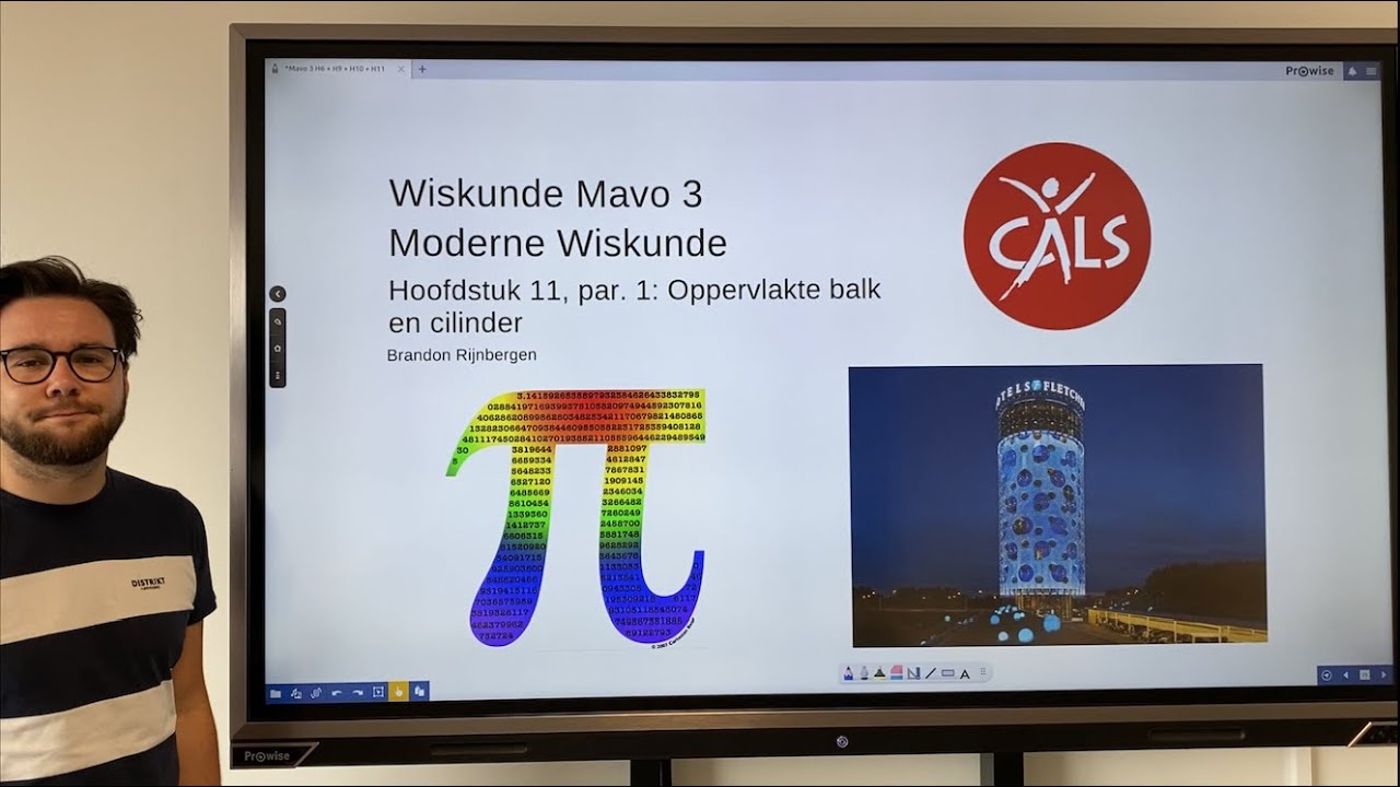 Moderne Wiskunde - Mavo 3, Hoofdstuk 11, paragraaf 1: Oppervlakte balk en cilinder