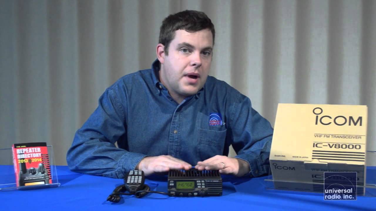 Universal Radio talks about the Icom V-8000
