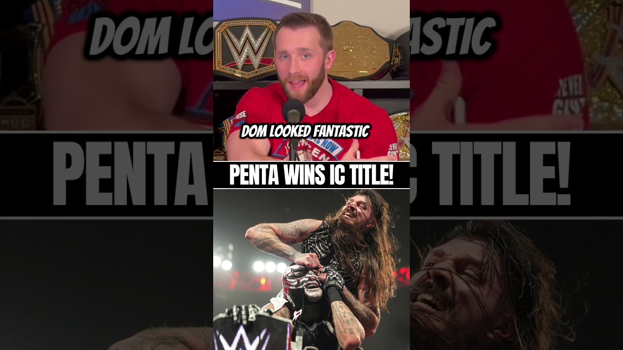 Пента побеждает в борьбе за титул интерконтинентального чемпиона! #penta #wwe #wweraw #wrestling ...
