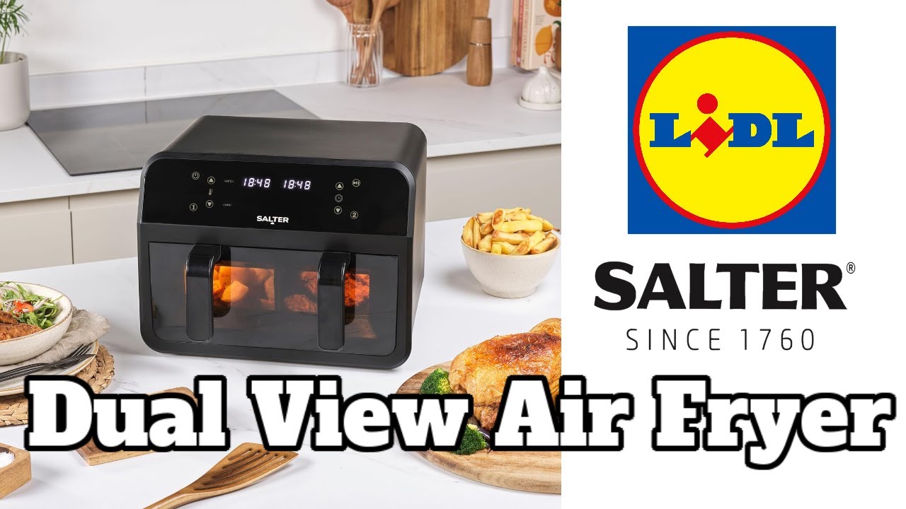 Аэрофритюрница Lidl Salter Dual View 7L | Лучшая аэрофритюрница для приготовления здоровой пищи?