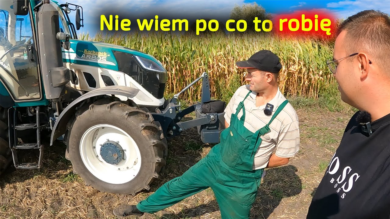 Orka w trudnych warunkach 👉 Ciągnikiem Arbos 5130 Global 👉 Czy warto być rolnikiem [ Korbanek]