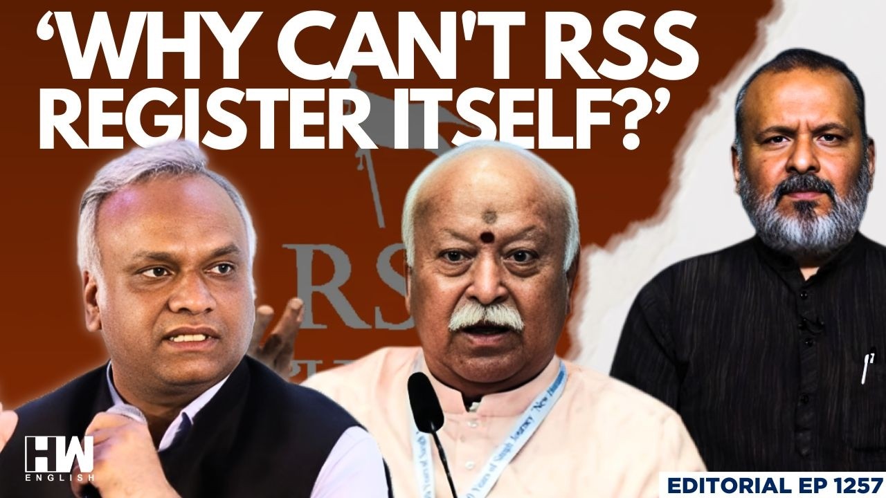 Priyank Kharge vs RSS: Should Sangh Register Itself? | Mohan Bhagwat | Editorial with Sujit Nair