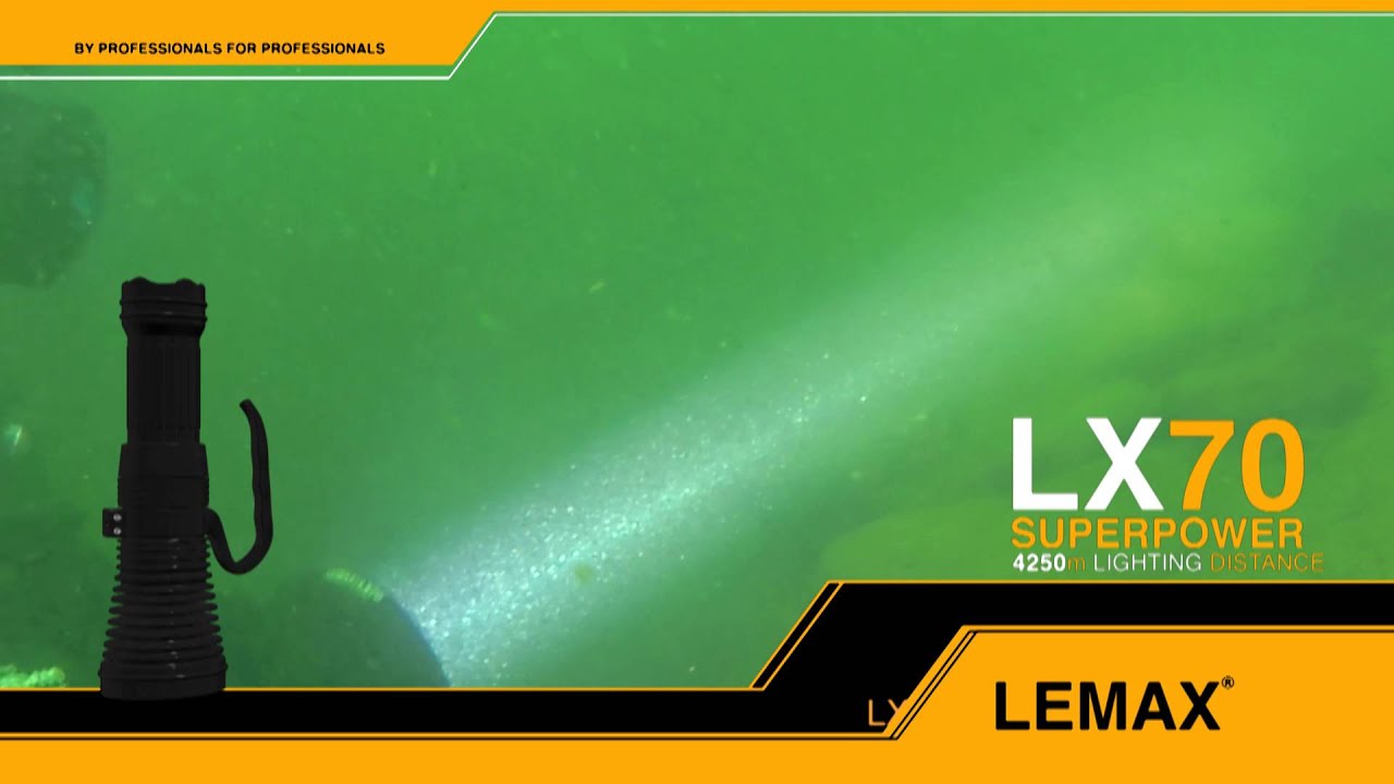 LEMAX searchlights   diving