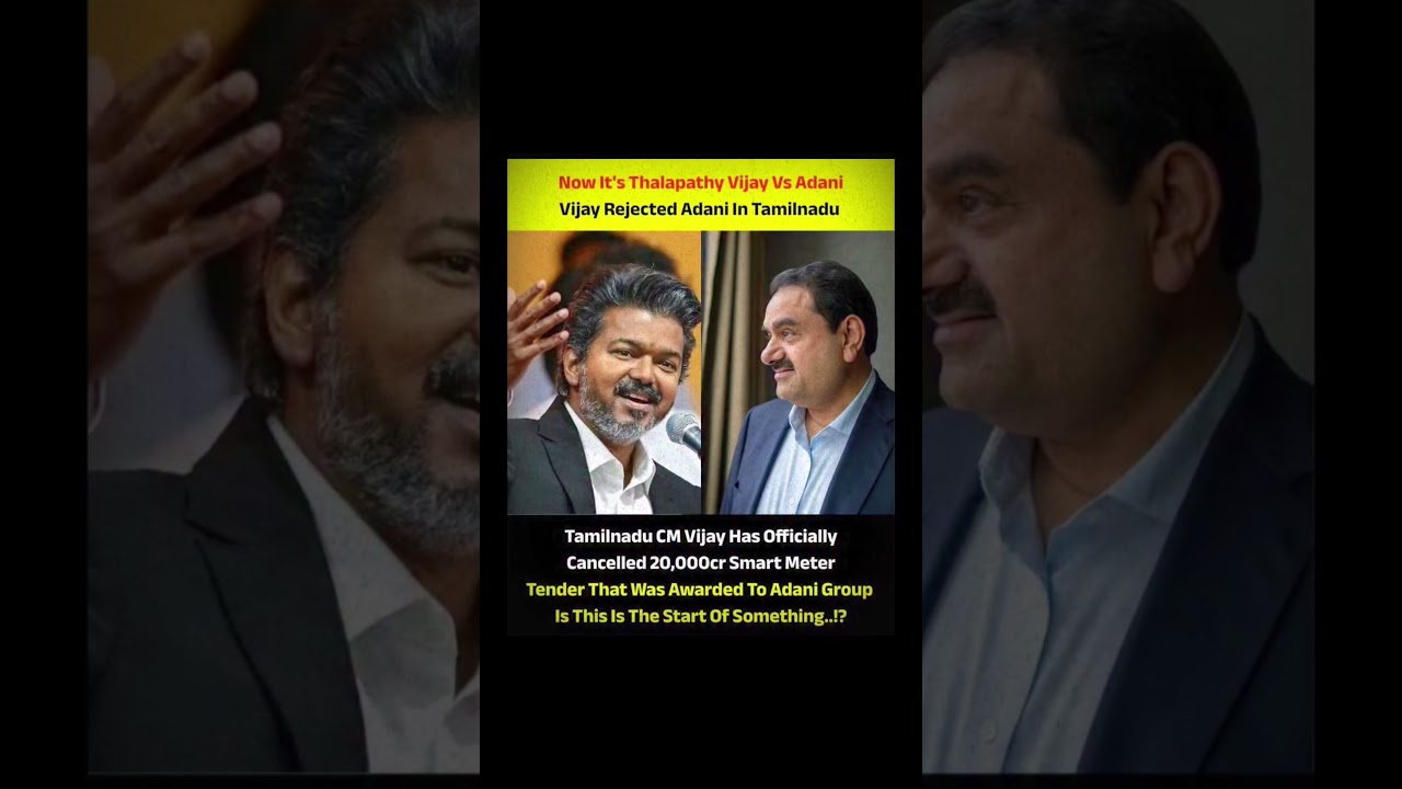 C. Joseph Vijay Cancels ₹20,000 Crore Smart Meter Project, Sparking Nationwide Debate