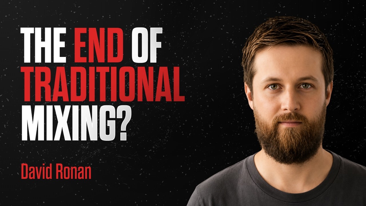 #118: FOUNDER: The Truth About AI Mixing, Mastering, and the Future of Music Tech: David Ronan