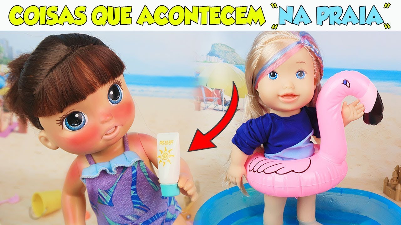 #8 COISAS QUE ACONTECEM NA PRAIA - Lilly Doll