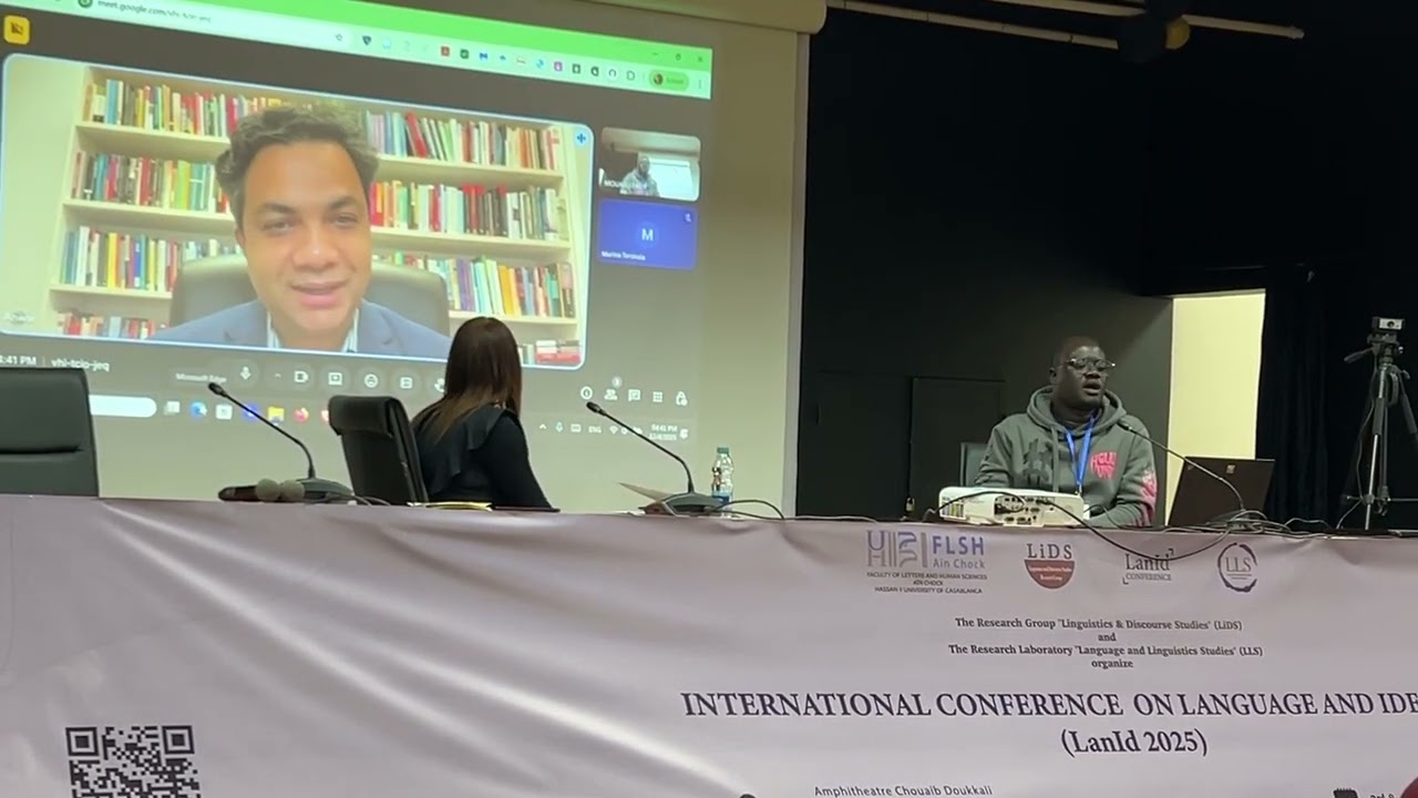 Researcher Cheikh Modou Badar Diop was questioning about “Killing language” as Language genocide?