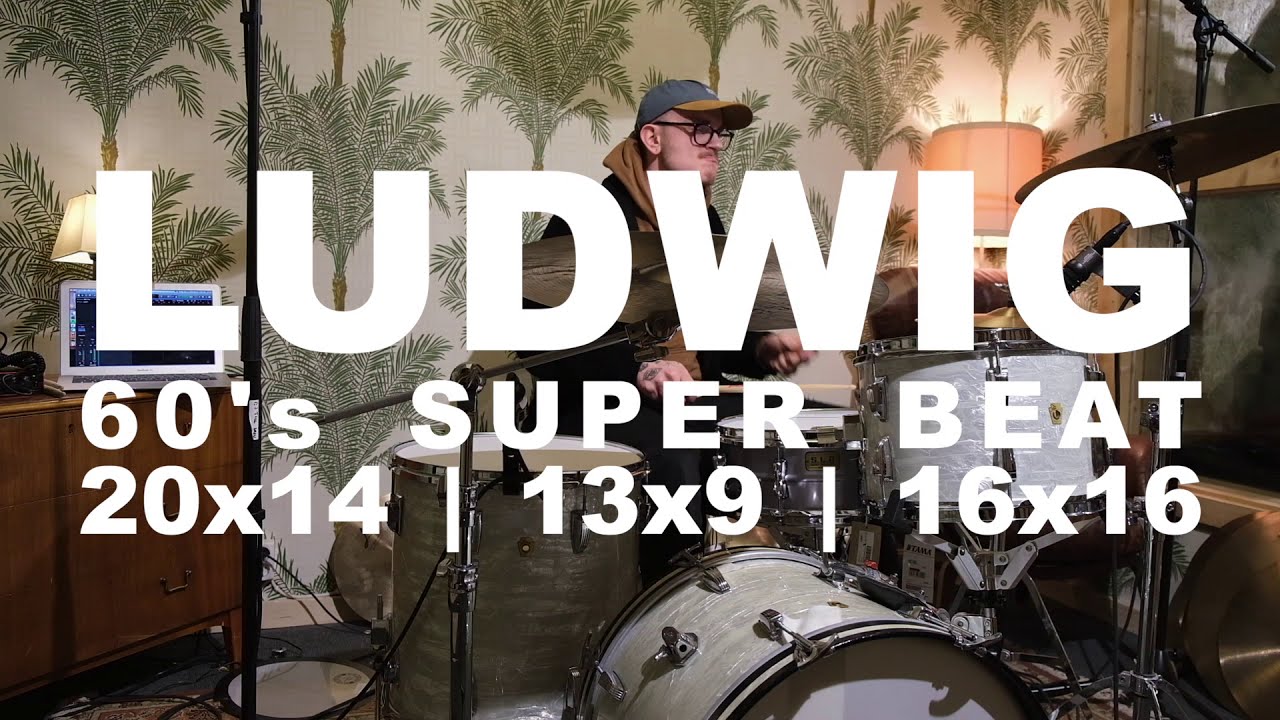 Vintage 60's Ludwig Superbeat 20/13/16