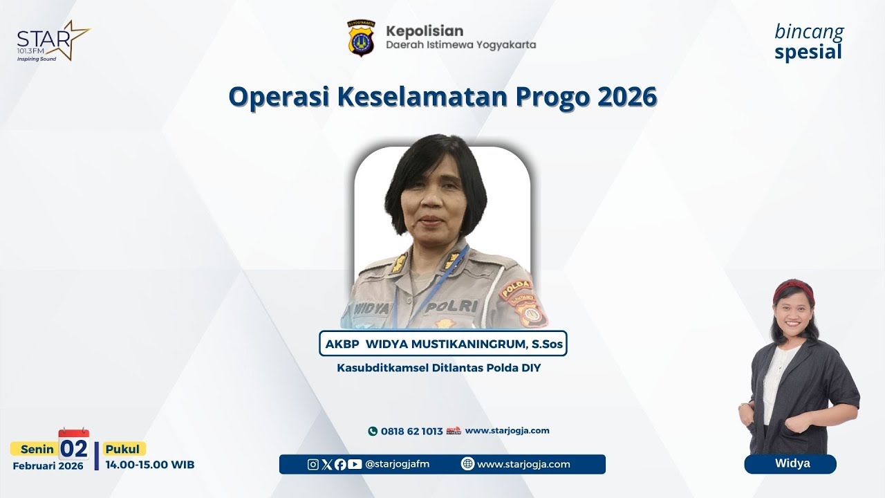 BINCANG SPECIAL POLDA DIY - Operasi Keselamatan Progo 2026